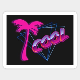 Cool 80s Shirt Sticker